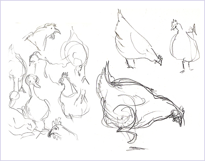 Gesture drawings